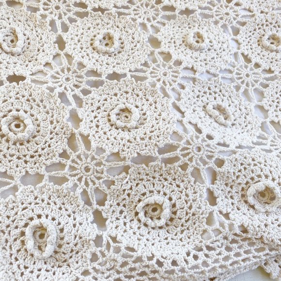 **Crochet Pillow Case Boho Slip Cover - Picture 5 of 8